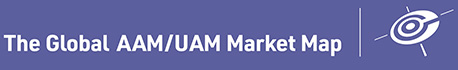 Global AAM UAM Market Map logo. Click for home page